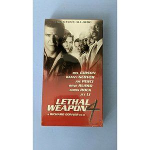 Lethal Weapon 4 (VHS, 1999) NEW, SEALED, Mel Gibson, Chris Rock, Jet Li